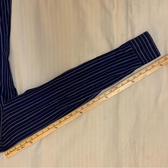 Dolce & Gabbana navy blue striped long sleeve collared dress shirt sz L 👔 - Picture 11 of 14